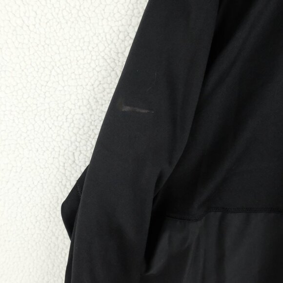 Nike Golf Jacket Mens Extra Large Black Quarter Zip Lightweight Performance - Picture 6 of 10